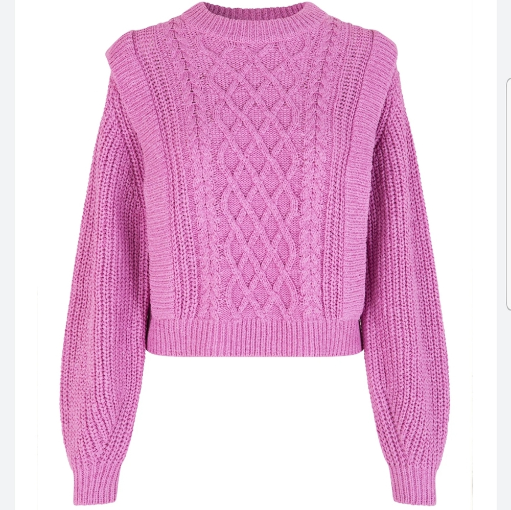 Just Female Mighty Knit – Crocus Pink Size XS Barbie Pink